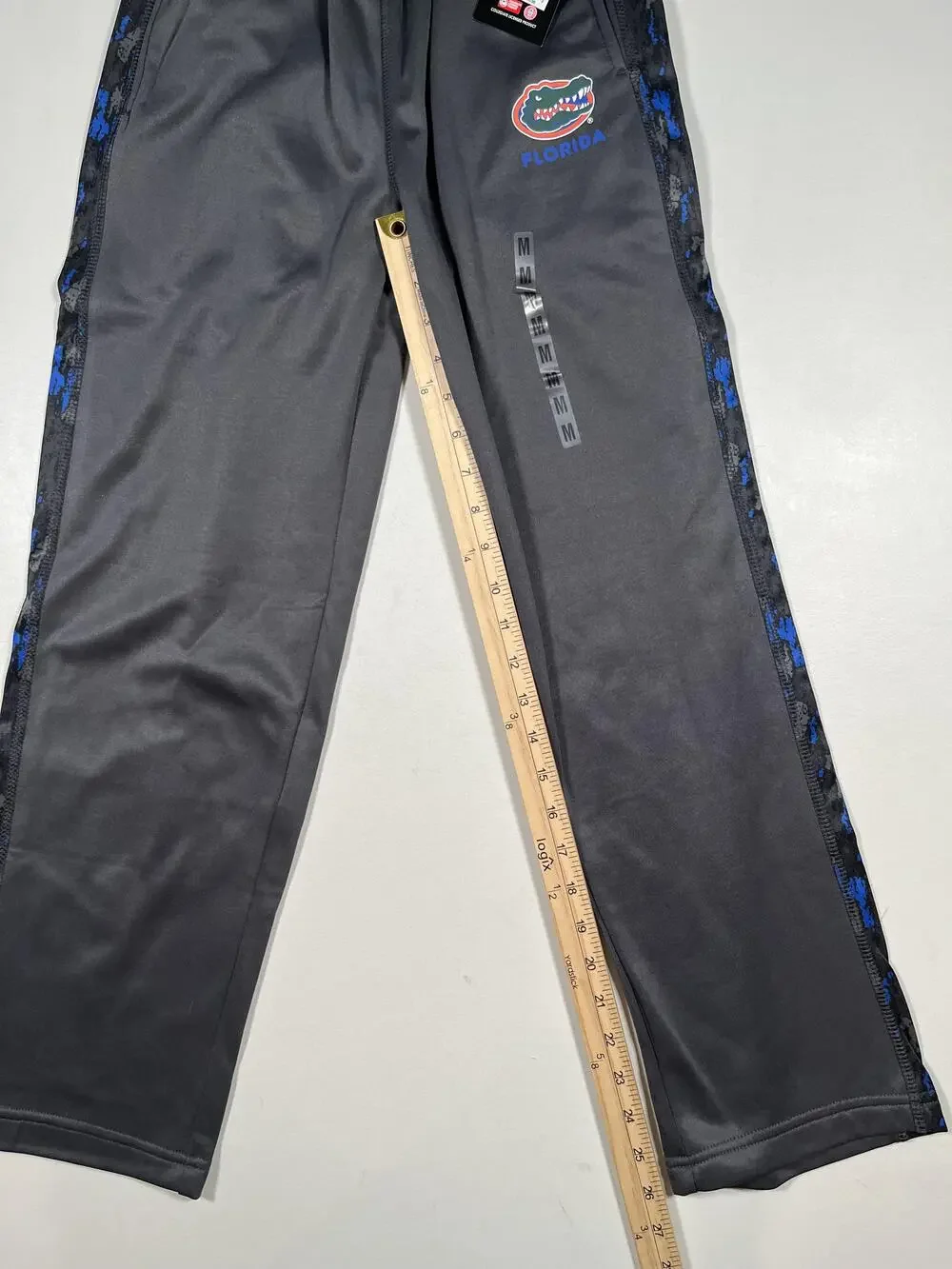 New Florida Gators Pants Boys Medium 12-14 Gray NCAA Football Campus Heritage